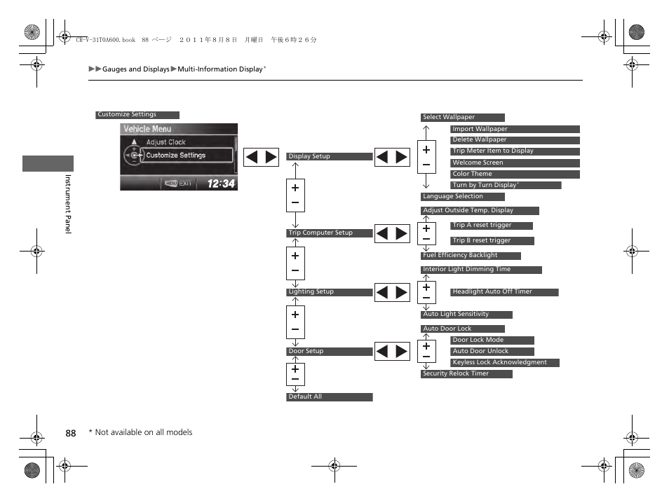 HONDA 2012 CR-V User Manual | Page 90 / 384