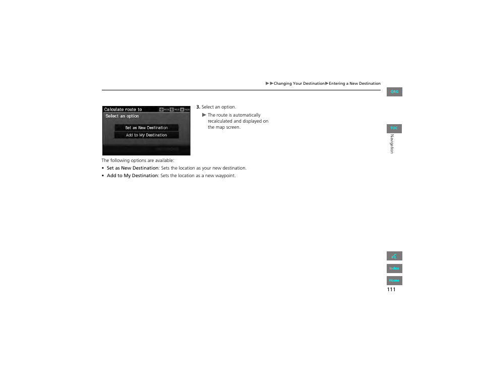 HONDA 2012 Civic Hybrid Navigation User Manual | Page 112 / 204