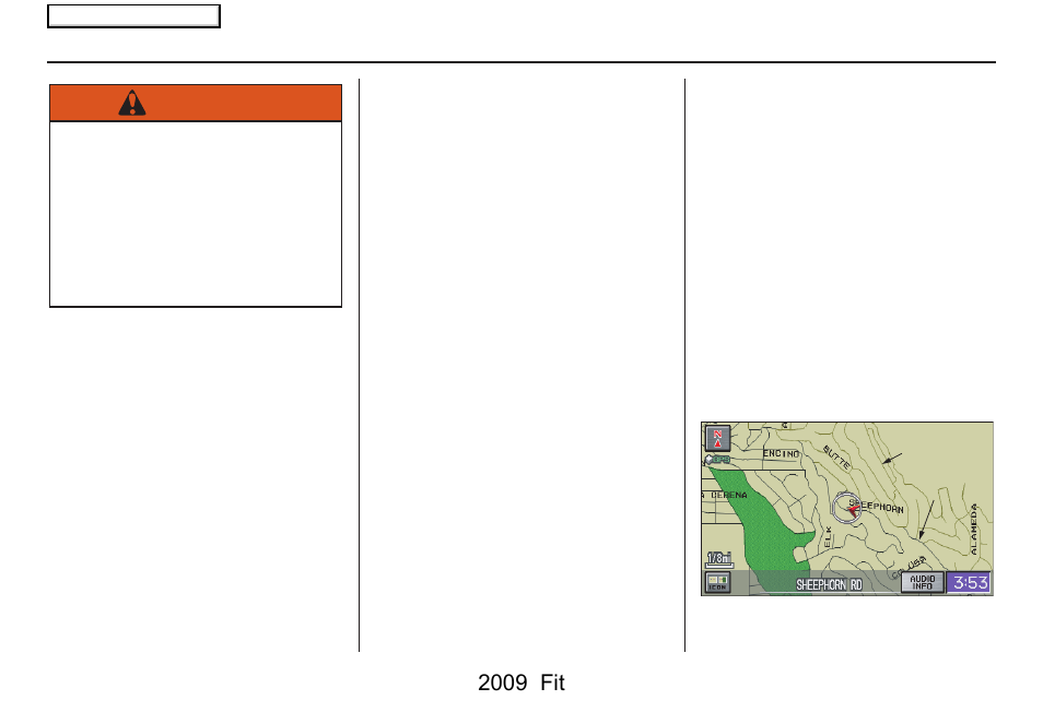 Introduction, Warning, 2009 fit | HONDA 2009 Fit Navigation User Manual | Page 6 / 149