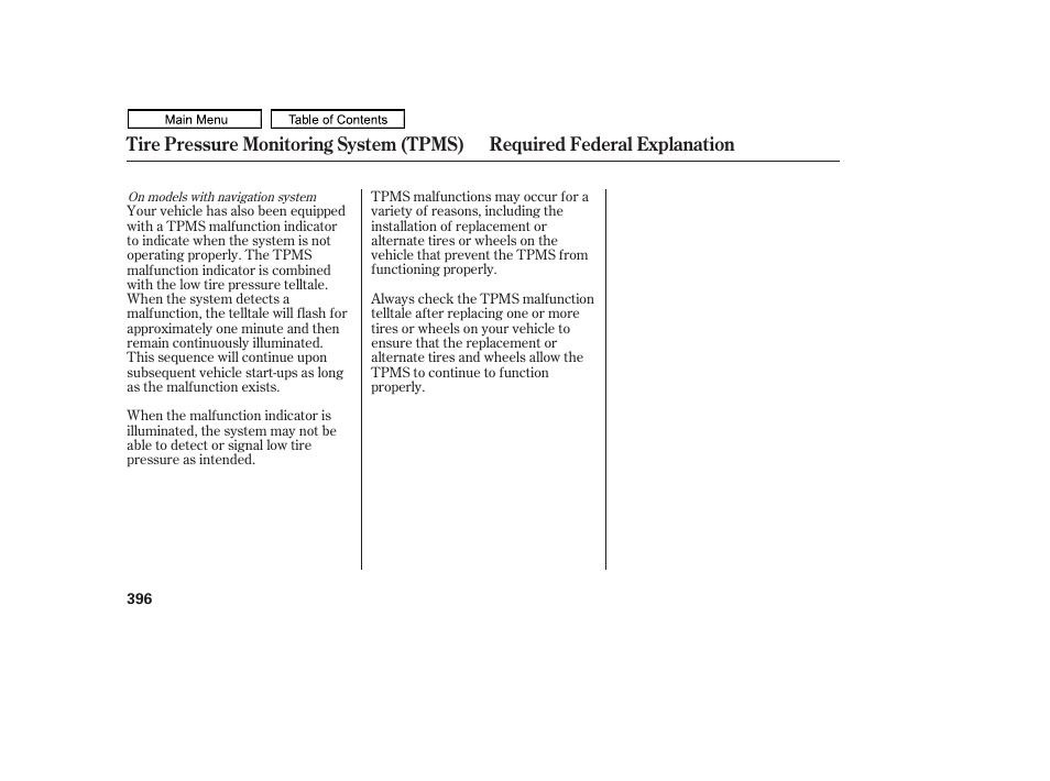 HONDA 2011 Ridgeline User Manual | Page 400 / 423