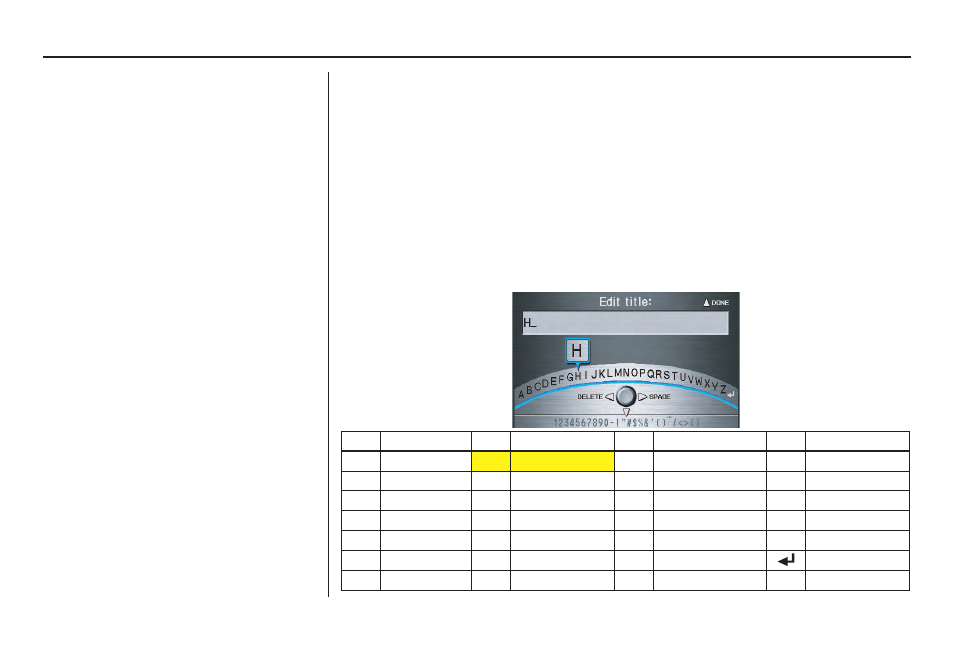 Getting started, 2011 pilot, Entering information | HONDA 2011 Pilot Navigation User Manual | Page 16 / 159