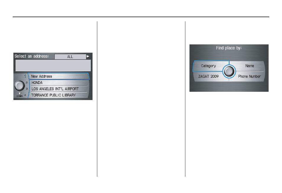 Entering a destination, 2011 pilot | HONDA 2011 Pilot Navigation User Manual | Page 28 / 159