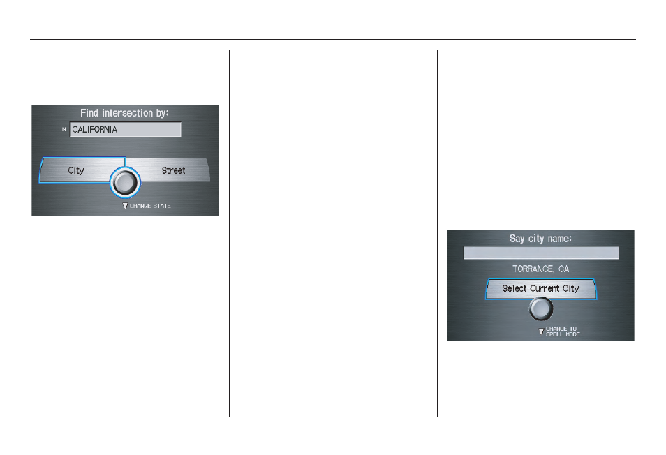 Entering a destination, 2011 pilot | HONDA 2011 Pilot Navigation User Manual | Page 35 / 159