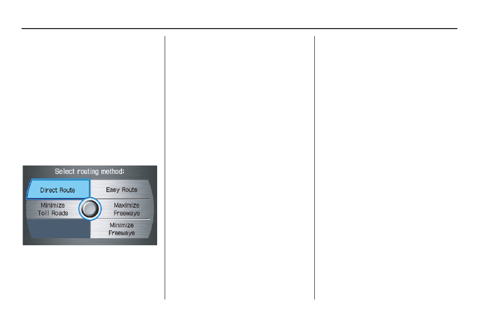 Driving to your destination, 2011 pilot | HONDA 2011 Pilot Navigation User Manual | Page 47 / 159
