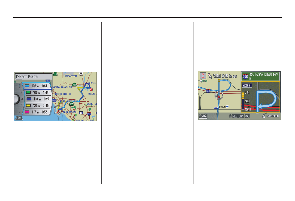 Driving to your destination, 2011 pilot | HONDA 2011 Pilot Navigation User Manual | Page 48 / 159