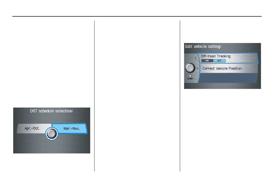 Cking, System setup, 2011 pilot | HONDA 2011 Pilot Navigation User Manual | Page 95 / 159