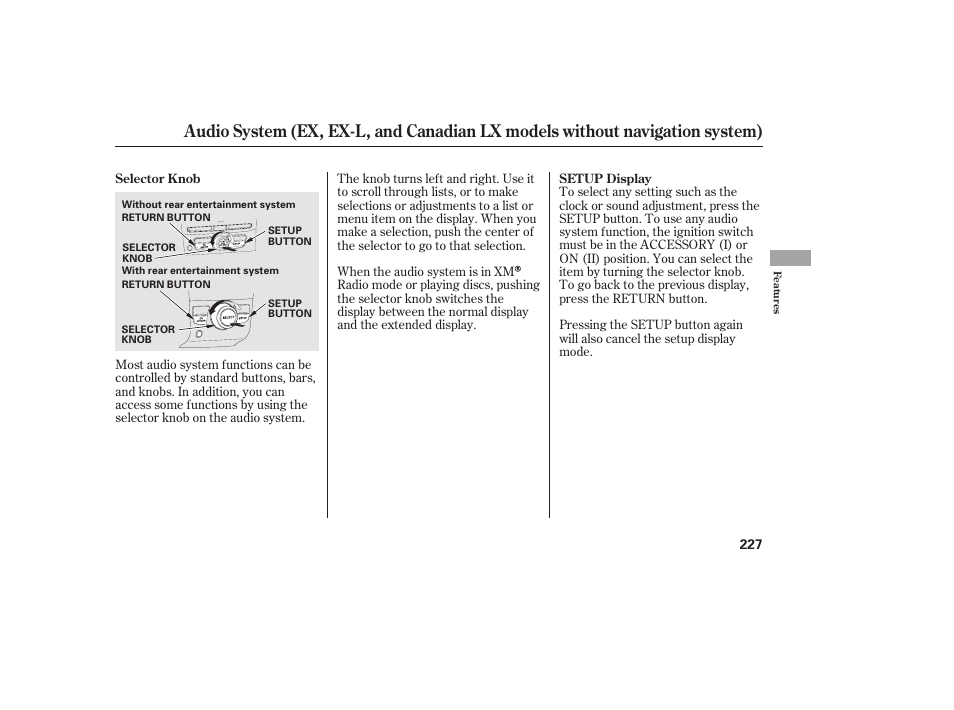 HONDA 2012 Pilot User Manual | Page 235 / 682