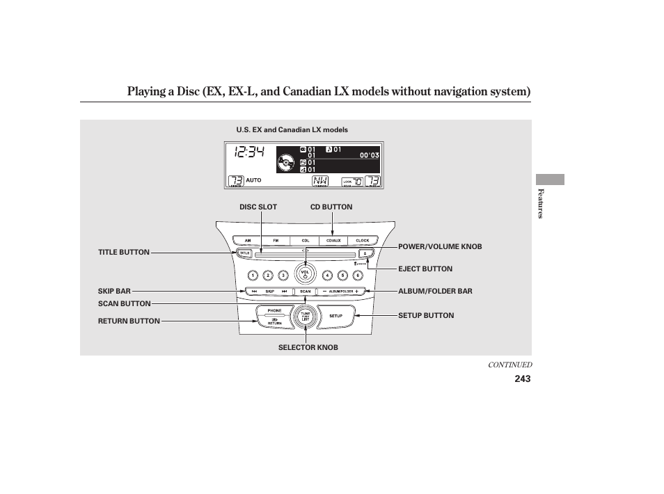 HONDA 2012 Pilot User Manual | Page 251 / 682