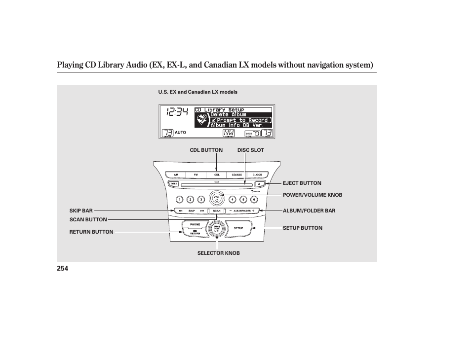 HONDA 2012 Pilot User Manual | Page 262 / 682