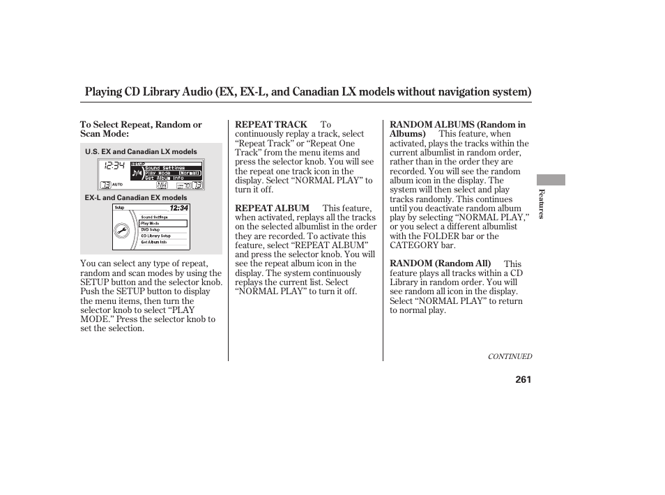 HONDA 2012 Pilot User Manual | Page 269 / 682