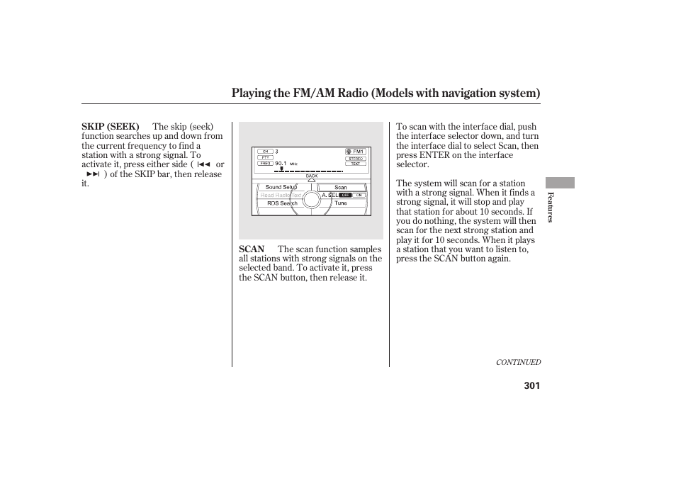 HONDA 2012 Pilot User Manual | Page 309 / 682