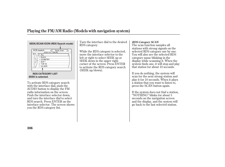 HONDA 2012 Pilot User Manual | Page 314 / 682