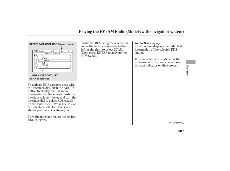 HONDA 2012 Pilot User Manual | Page 315 / 682