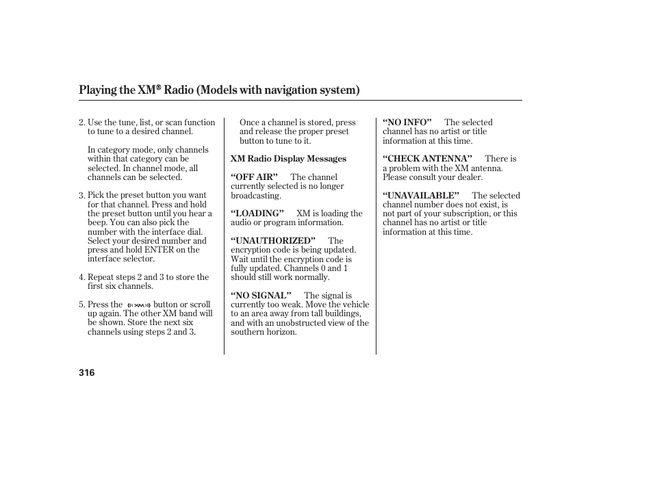 HONDA 2012 Pilot User Manual | Page 324 / 682