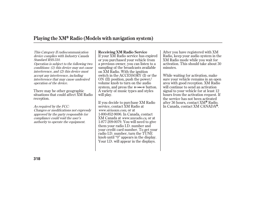 HONDA 2012 Pilot User Manual | Page 326 / 682