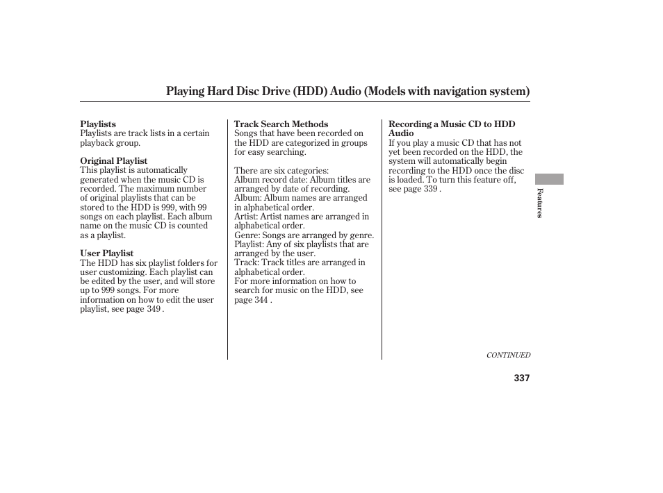 HONDA 2012 Pilot User Manual | Page 345 / 682
