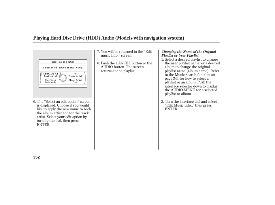 HONDA 2012 Pilot User Manual | Page 360 / 682