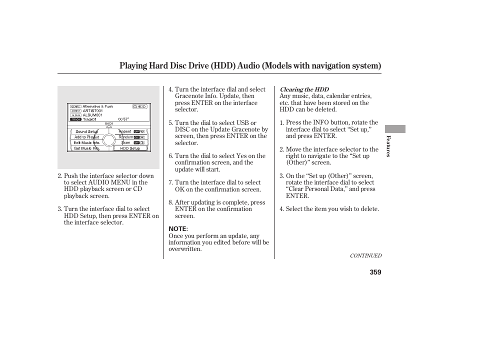 HONDA 2012 Pilot User Manual | Page 367 / 682