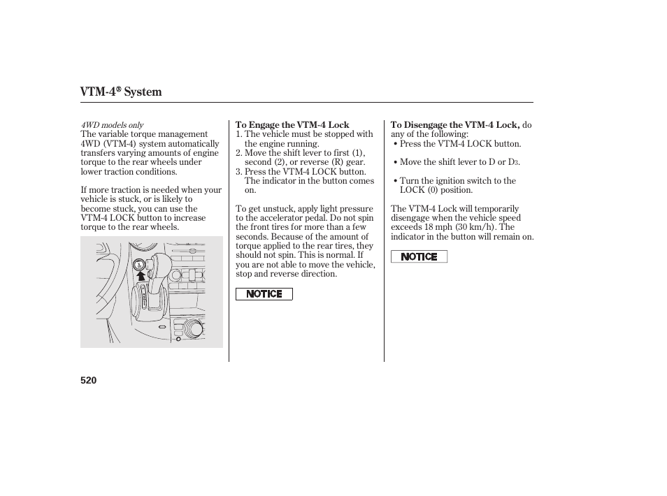 Vtm-4 system | HONDA 2012 Pilot User Manual | Page 528 / 682