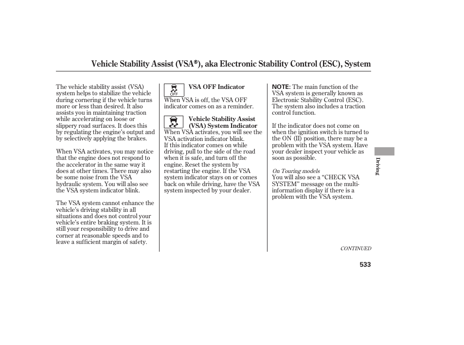 HONDA 2012 Pilot User Manual | Page 541 / 682