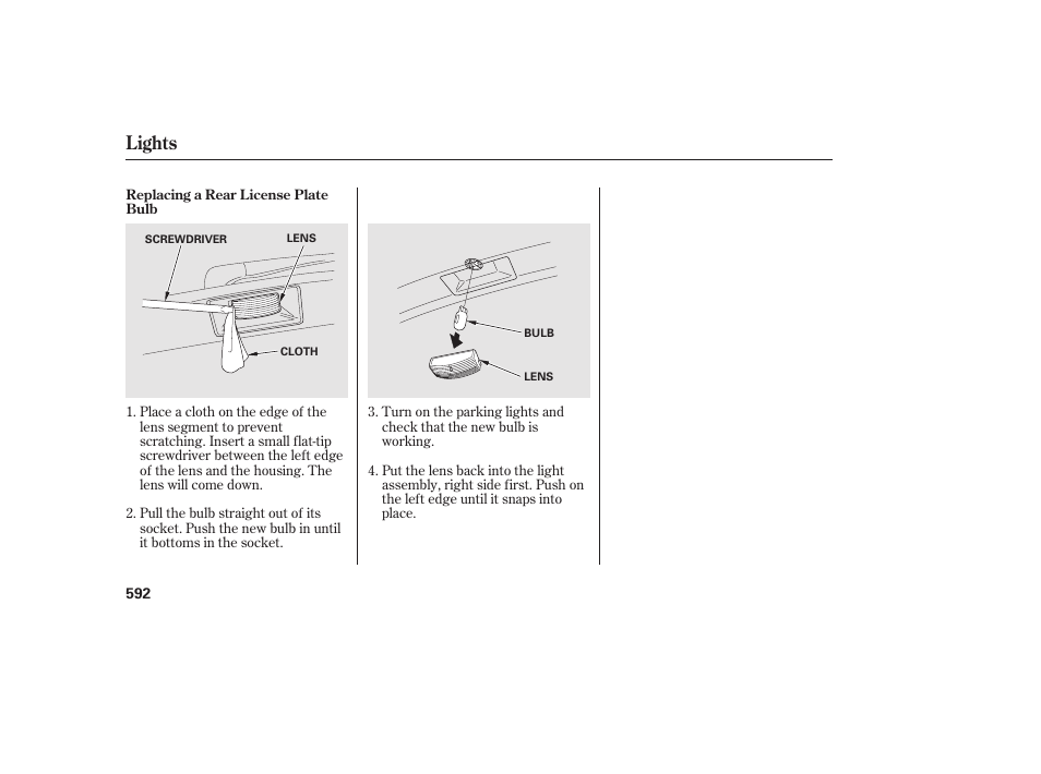 Lights | HONDA 2012 Pilot User Manual | Page 600 / 682