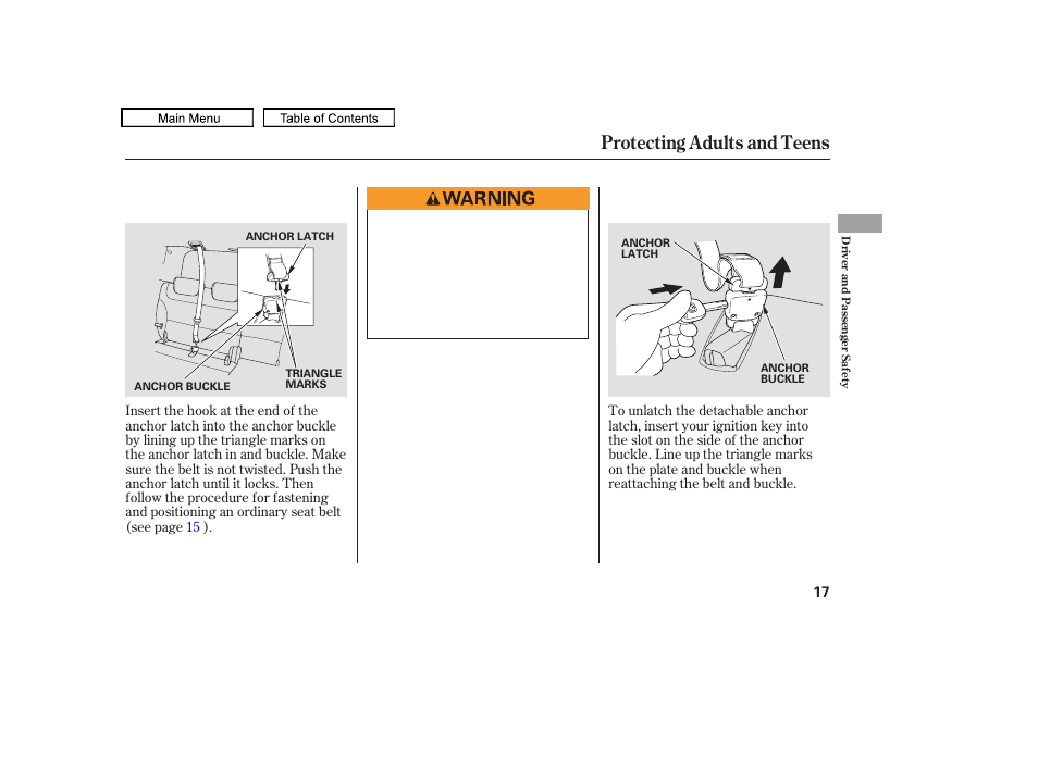 Protecting adults and teens, 2010 odyssey | HONDA 2010 Odyssey User Manual | Page 20 / 526