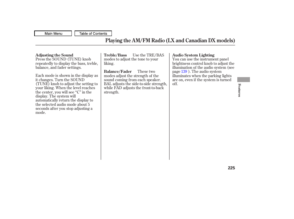 HONDA 2010 Odyssey User Manual | Page 228 / 526