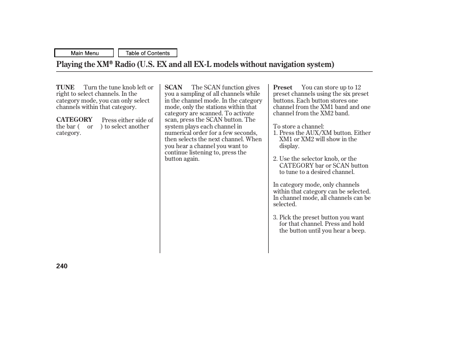 HONDA 2010 Odyssey User Manual | Page 243 / 526