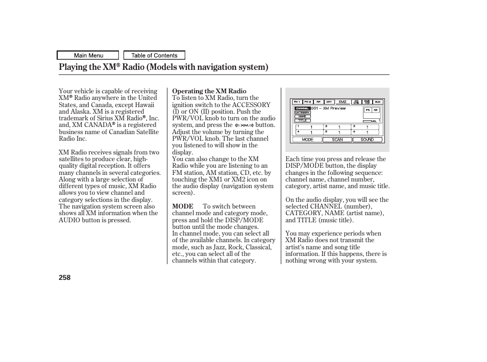 HONDA 2010 Odyssey User Manual | Page 261 / 526