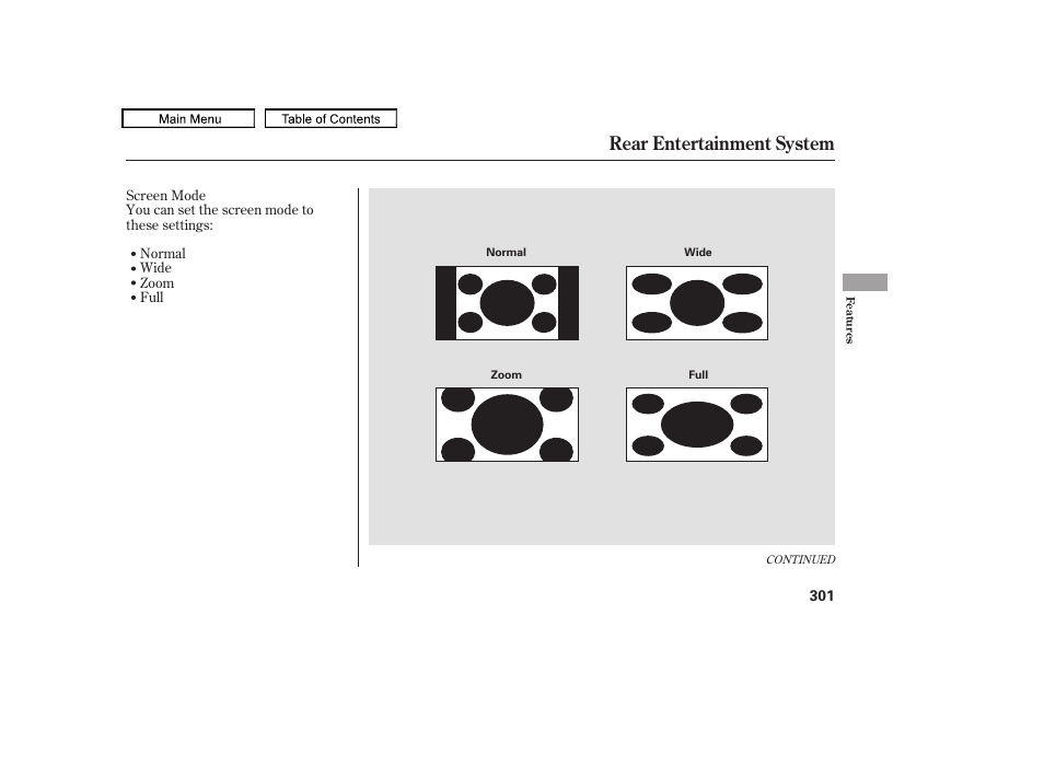 Rear entertainment system, 2010 odyssey | HONDA 2010 Odyssey User Manual | Page 304 / 526