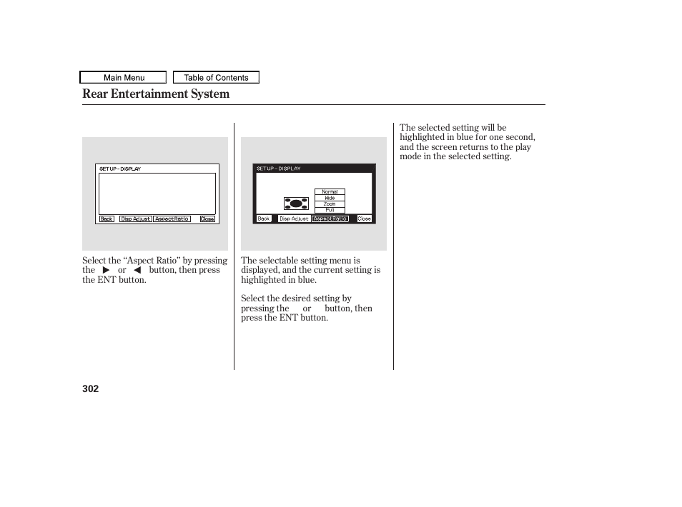 Rear entertainment system | HONDA 2010 Odyssey User Manual | Page 305 / 526