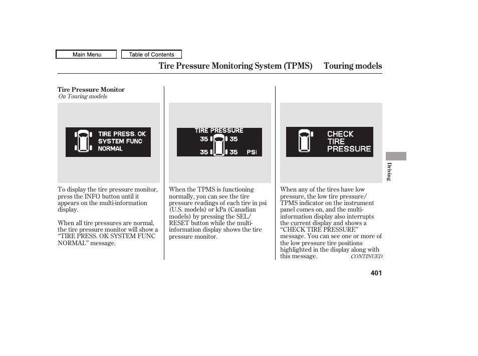 HONDA 2010 Odyssey User Manual | Page 404 / 526