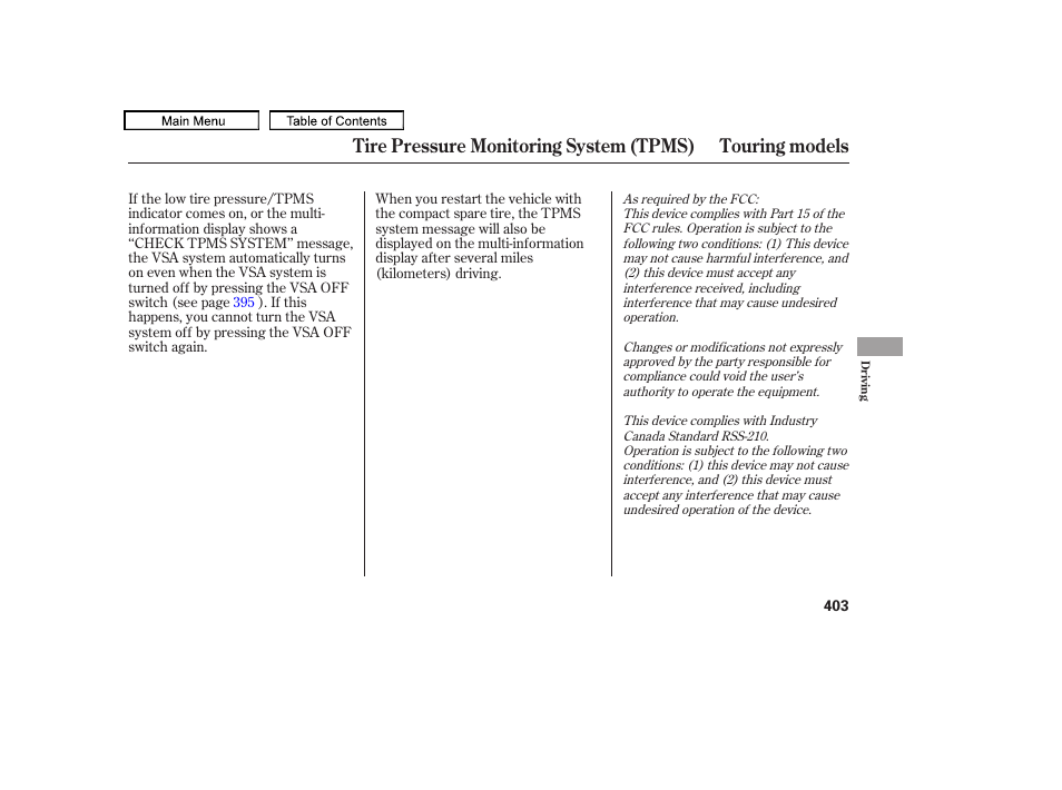 HONDA 2010 Odyssey User Manual | Page 406 / 526