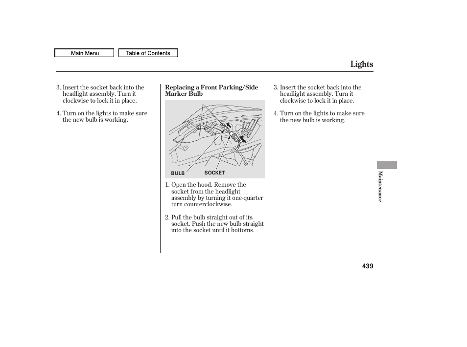 Lights | HONDA 2010 Odyssey User Manual | Page 442 / 526