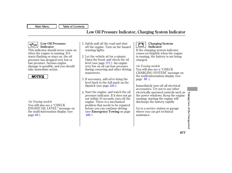 HONDA 2010 Odyssey User Manual | Page 480 / 526