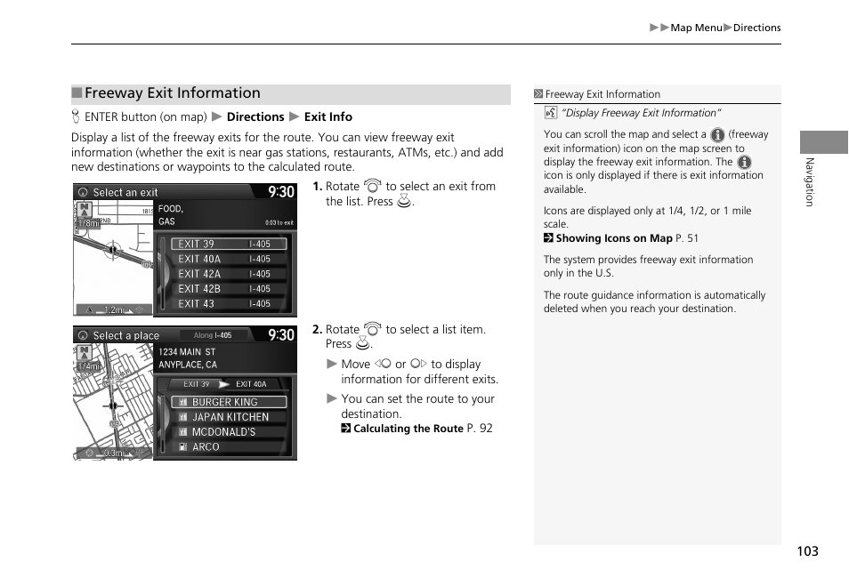 HONDA 2013 Accord Crosstour Navigation User Manual | Page 105 / 153