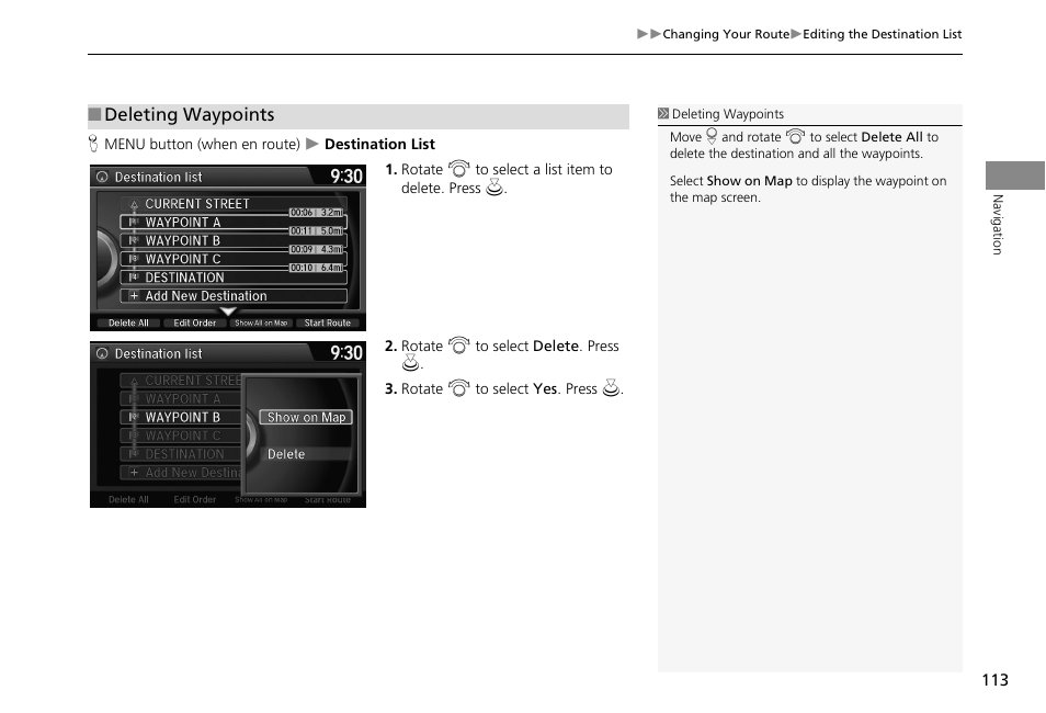 HONDA 2013 Accord Crosstour Navigation User Manual | Page 115 / 153
