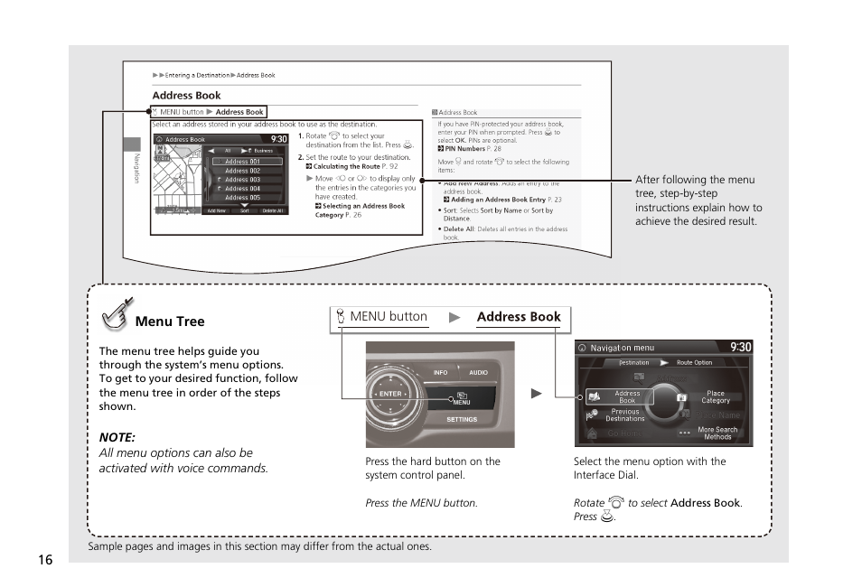 HONDA 2013 Accord Crosstour Navigation User Manual | Page 18 / 153