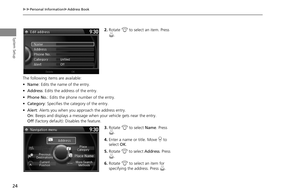 HONDA 2013 Accord Crosstour Navigation User Manual | Page 26 / 153