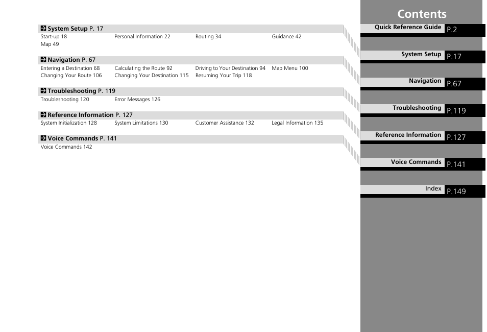 HONDA 2013 Accord Crosstour Navigation User Manual | Page 3 / 153