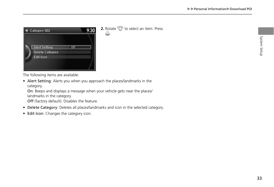 HONDA 2013 Accord Crosstour Navigation User Manual | Page 35 / 153