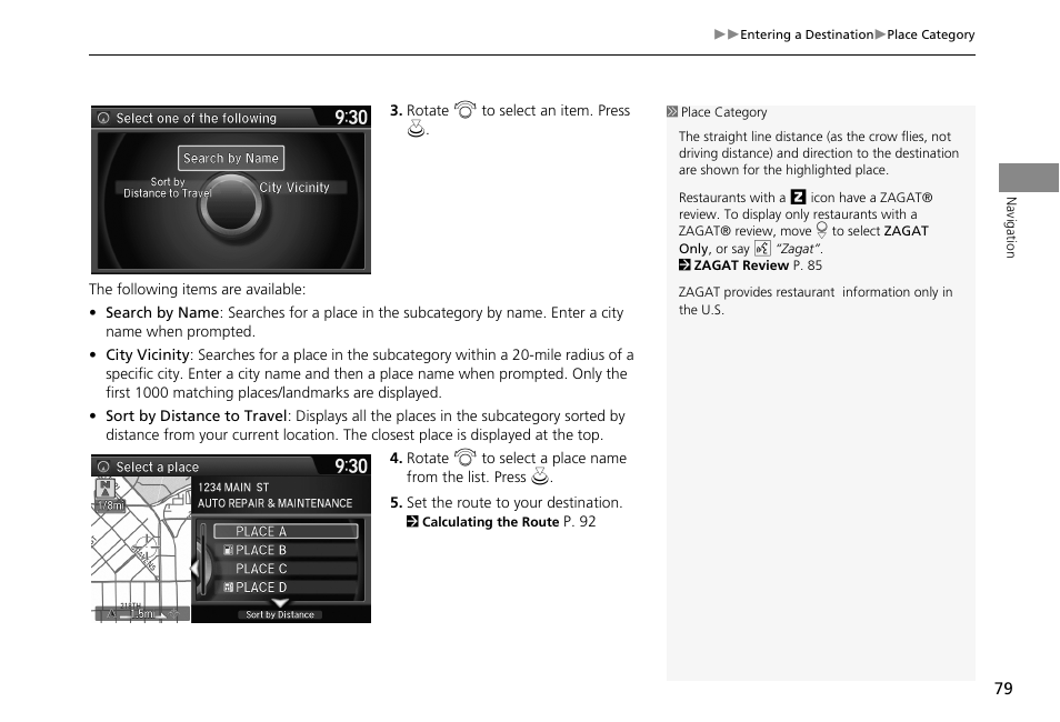 HONDA 2013 Accord Crosstour Navigation User Manual | Page 81 / 153