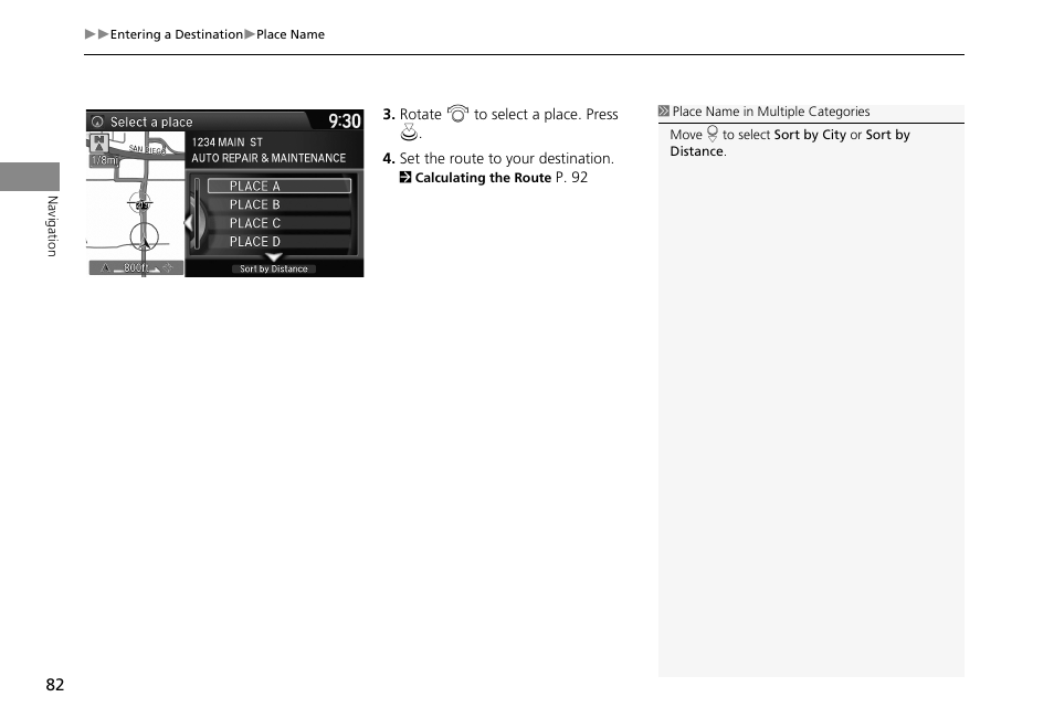 HONDA 2013 Accord Crosstour Navigation User Manual | Page 84 / 153