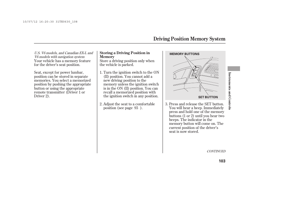 HONDA 2011 Accord Coupe User Manual | Page 109 / 458