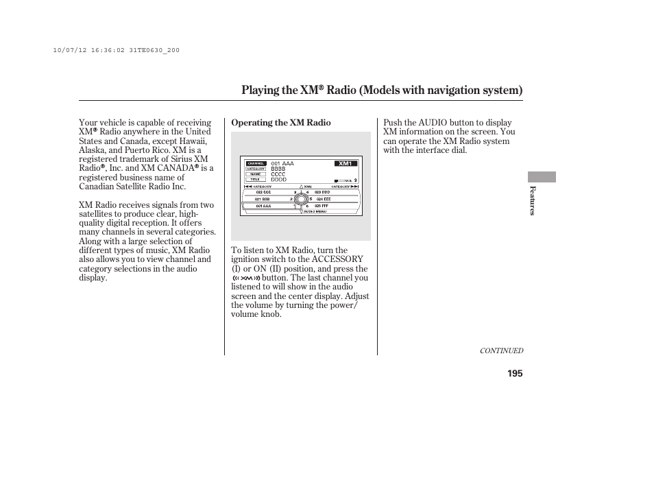 HONDA 2011 Accord Coupe User Manual | Page 201 / 458