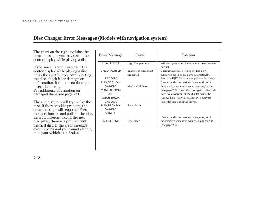 HONDA 2011 Accord Coupe User Manual | Page 218 / 458