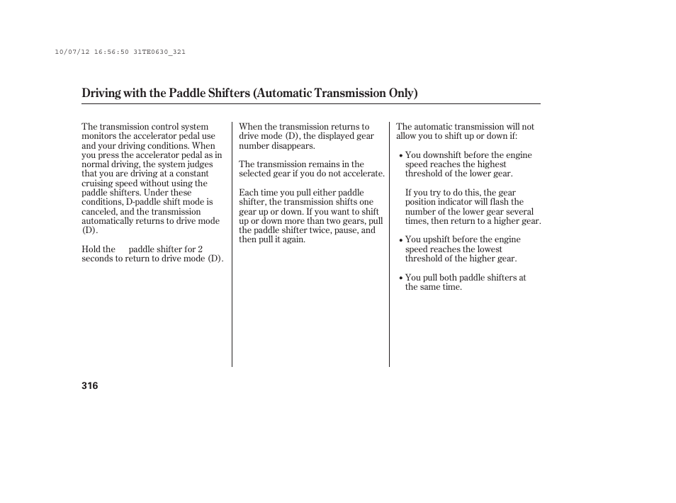 HONDA 2011 Accord Coupe User Manual | Page 322 / 458