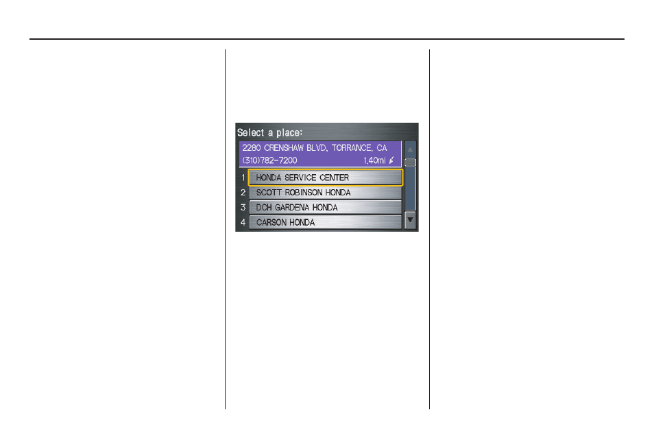 Entering a destination | HONDA 2011 Insight Navigation User Manual | Page 36 / 153