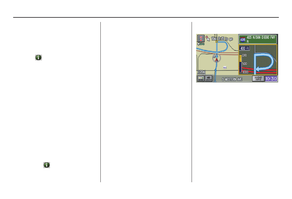 Driving to your destination | HONDA 2011 Insight Navigation User Manual | Page 54 / 153