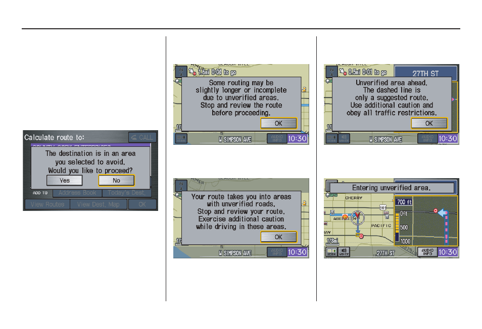 Driving to your destination | HONDA 2011 Insight Navigation User Manual | Page 63 / 153